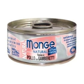 Monge Gatto Pollo e Gamberetti 80 g