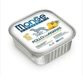 Monge Mono Fruit Pollo/Ananas per Cani 24 x 150 g