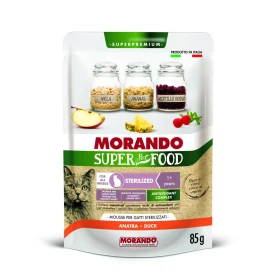 Morando Super Cat Buste Mousse Sterilized Anatra 24 x 85 g