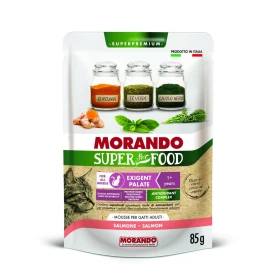 Morando Super Cat Mousse Exigent Salmone – 24 x 85 g