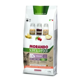 Morando Super Cat Sterilized Anatra/Orzo 1,5 Kg