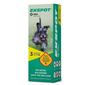 MSD Exspot Antiparassitario per Cani 3 x 1 ml