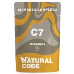 Natural Code C7 Selvaggina per gatto 12 x 70 g