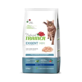 Natural Trainer Exigent Adult con Carni bianche - 1,5 kg
