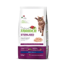 Natural Trainer gatto adulto sterilizzato carni bianche