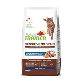 Natural Trainer Sensitive No Grain gatto con trota e patate - 2 kg