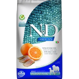 Farmina N&D Herring & Orange Adult Medium & Maxi 2,5kg/12kg