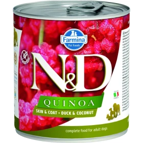 ND UM Dog Quinoa Skin Anatra/Cocco 285g - Farmina