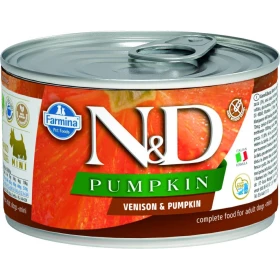 ND Umido Dog Pumpkin Mini Cervo 140g - Farmina