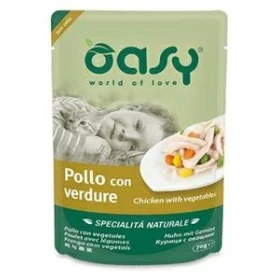 OASY Cat Bustine Pollo/Verdure 24 x 70g