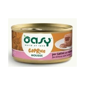 OASY Cat Caprice Mousse Gattini Salmone 85g
