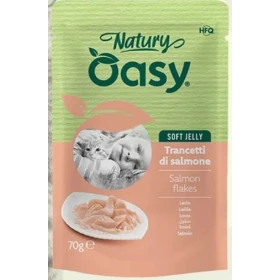 OASY Cat Natury Buste Salmone 24 x 70g - Mangime Umido per Gatti