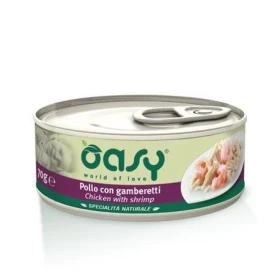 Oasy Cat Pollo/Gamberetti - 70g