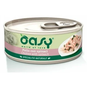 Oasy Cat Pollo/Spinaci 150g - Mangime Umido per Gatti