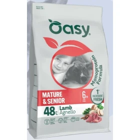 Oasy Dog Mono Mature Senior Agnello 2 kg - Mangime Secco