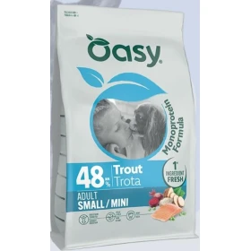 Oasy Dog Mono Small/Mini Trota Gr 800 - Cibo Secco per Cani
