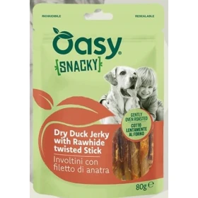 Oasy Dog Snack Involtini con Filetto di Anatra 80g