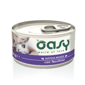 Oasy Gustosa Mousse per Gatti al Tacchino 85 g