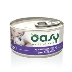Oasy Gustosa Mousse per Gatti al Tacchino 85 g