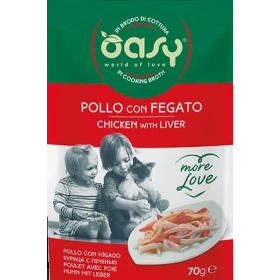 OASY More Love Cat Bustine Pollo/Fegato 24 x 70 g