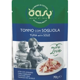 Oasy More Love Cat Bustine Tonno/Sogliola 24 x 70g