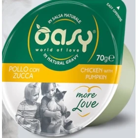 Oasy More Love Cup Pollo/Zucca 70g - Mangime Umido per Gatti