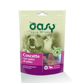 Oasy Snack per Cani al Pollo Coscette 100 g