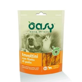 Oasy Snack per Cani al Pollo Involtini 100 g