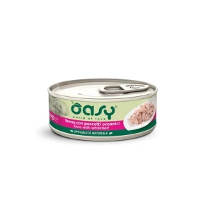 Oasy Specialità Naturale Lattine - Umido per Gatti - 150 gr / Pescetti Oceanici