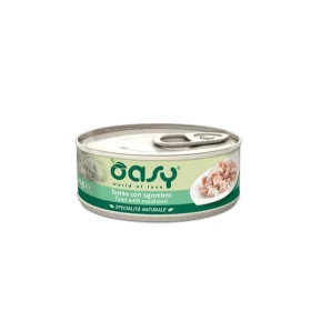 Oasy Specialità Naturale Lattine - Umido per Gatti - 150 gr / Tonno con Sgombro