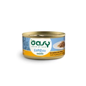 Oasy Wet Cat CAPRICE - Dadini con POLLO Lattina 85 gr 