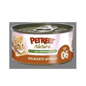 Petreet Natural Sfilaccetti Pollo/Asparagi 70g