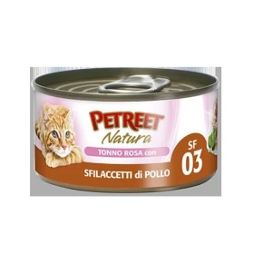 Petreet Natural Sfilaccetti Tonno/Pollo Gr 70