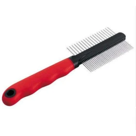 Ferplast GRO 5864 Pettine denti cromati 20,3x1,6x6,4 cm