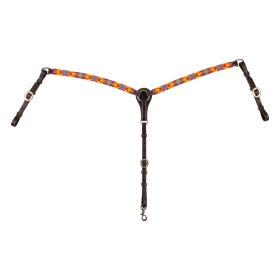 Pettorale Western con Perline Multicolor - Pool's - Unica Testa di Moro