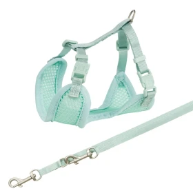 Pettorina Junior Morbida con Guinzaglio M/L Menta - TRIXIE