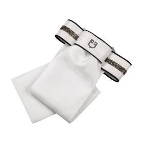 Plastron Dressage Impero Equestro - Unica Bianco/Nero