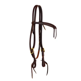 Platinum Pro Testiera Futurity Knot 5/8" - Unica Olio Scuro
