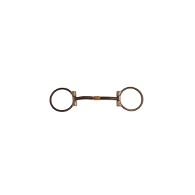 Pool's Filetto Western a D in ferro nero decorato con semisnodo - 12,5 cm