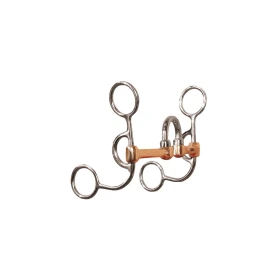 Pool's Morso Correctional - Imboccatura in Rame con Aste Curve Corte - 12,5 cm