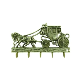 Portachiavi da muro Carrozza in ottone - Umbria Equitazione