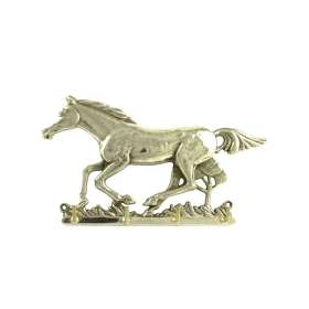 Portachiavi da muro "Cavallo" in ottone - Umbria Equitazione