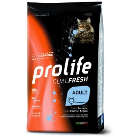 Prolife Cat Dual Fresh Salmone/Merluzzo/Riso