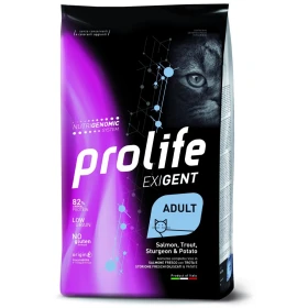 Prolife Cat Exigent Salmone/Trota/Storione/Riso 1,5 kg