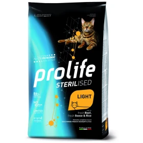 Prolife Sterilised Light Oca, Manzo e Riso - 1,5 kg