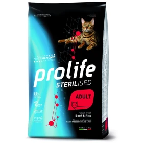 Prolife Cat Sterilized Manzo/Riso 1,5 kg - Mangime Secco per Gatti