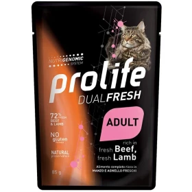 Prolife Cat UM Dual Buste Agnello/Manzo 12 x 85 g