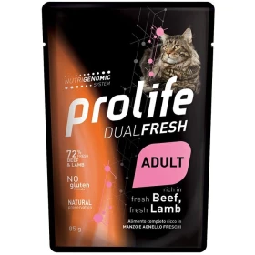 Prolife Cat UM Dual Buste Agnello/Manzo 12 x 85 g