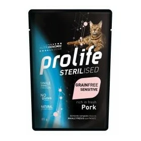 Prolife Cat UM Sterilized Buste Maiale 12 x Gr 85