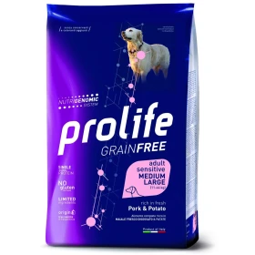 Prolife Grain Free Maiale & Patate - Medium/Large 2,5kg/10kg